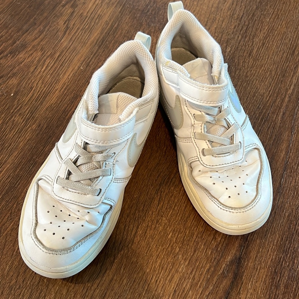 Girls Air Force 1s. Size 2
